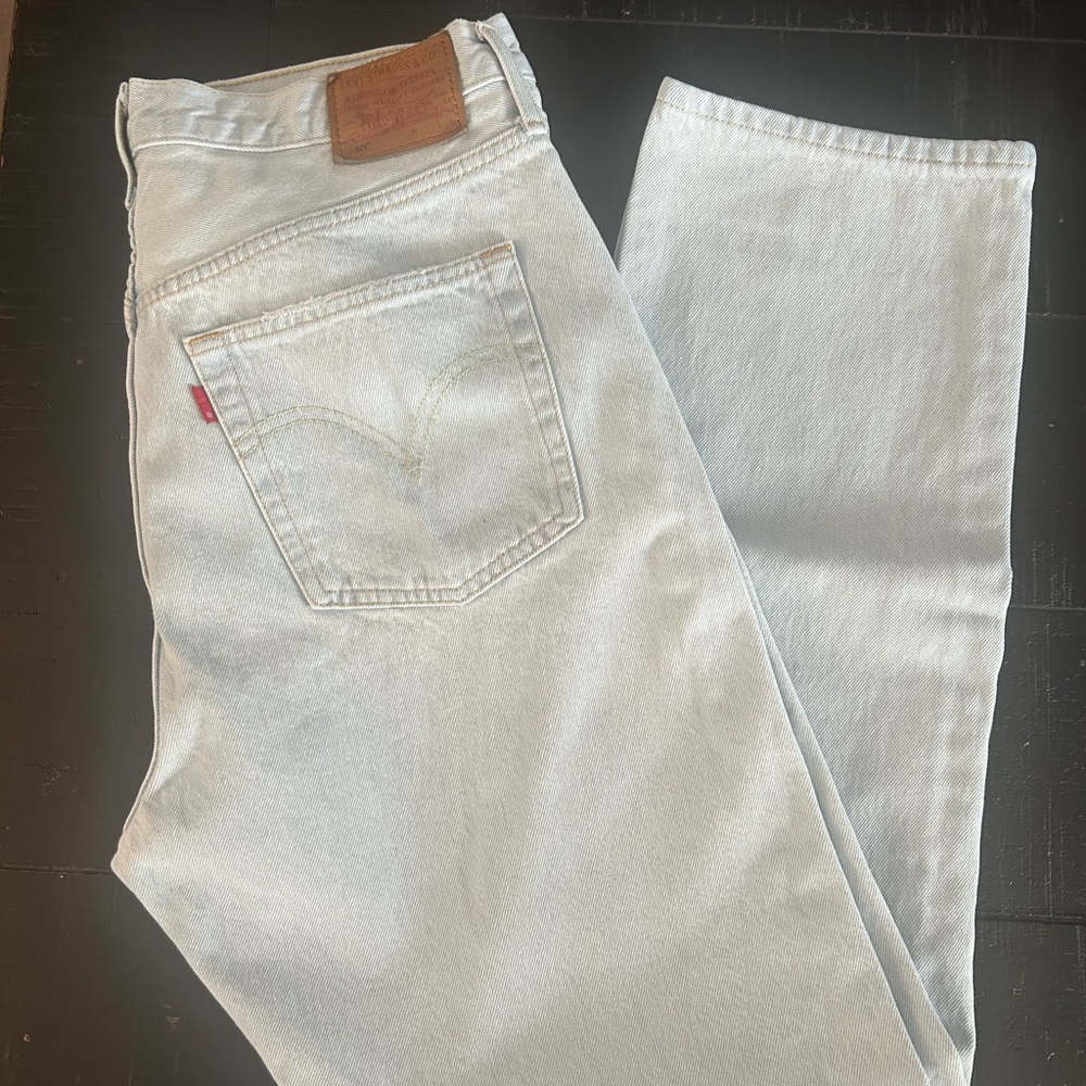 Straight leg jeans
